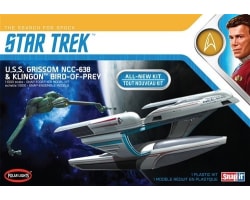 1/1000 Star Trek U.S.S. Grissom and Klingon Bird of Prey Plastic photo