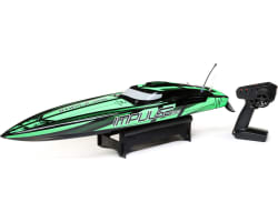 Impulse 32 Deep-V brushless Smart Black/Grn: RTR photo