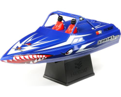 Sprintjet 9 Self-Righting Jet Boat Brushed RTR Blue photo