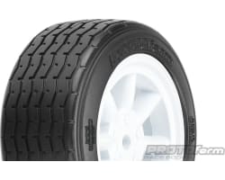 VTA Front Tire 26mm Mounted White Wheel photo