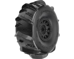 Dumont Sand/Snow Tires Mounted on Raid Black 6x30 Removable 17mm photo