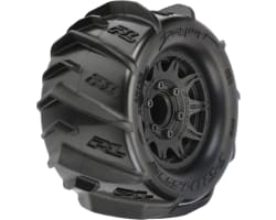 Dumont 2.8 Sand/Snow Mounted Raid Black wheels F/R (2) photo