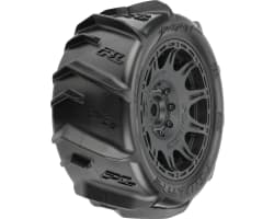 Dumont Snd/Snw 5.7 Tires Mounted Removable Hex Black Raid 2 photo