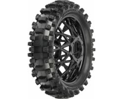 Dunlop Geomax MX33 V2 Bead CR4 Rear Tire MTD Bullyspoke Black: P photo