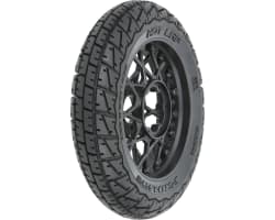 Hot Lap S3 Motorcycle Front Tire Mounted on Black Supermoto Whee photo