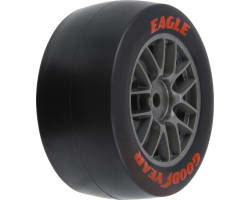 Goodyear Eagle Option Tire F/R MTD Grey for Losi NASCAR Race Car photo