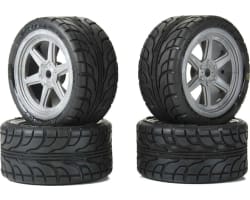 Avenger F/R Street Tire Mounted on Overdrive Gray Wheel 8mm Hex  photo