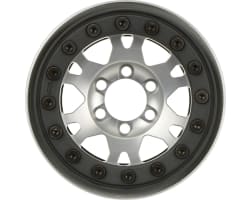 Pro-Forge 1.9 inch Alum/Black Bead-Loc 6 Lug Wheel photo