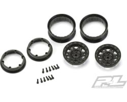 Front R Impulse 1.9 Black Plastic Bead-Loc wheel:Crawler photo