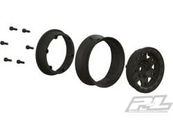 Front R Impulse 1.9 Black Plastic Bead-Loc wheel:Crawler photo