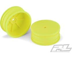 Velocity 2.2 Hex Front Yellow Wheels TLR 22 5.0 photo