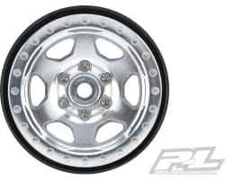 Crestline 1.9 Aluminum Bead-Loc wheels Crawler F/R Pair photo