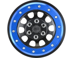 Steelies Blue/Black 2.9 Stamped Steel Dual Offset +2/+10 Wheels photo