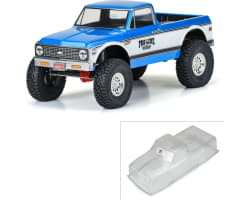 1:10 Chevy K-10 Clear Body for 12.3 wheelbs Scl Crwlrs photo