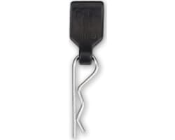 Silver Body Clips 29mm long 1.15mm wire (20) photo