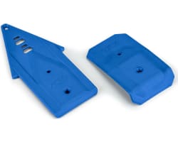 Bash Armor F/R Skid Plates Blue for ARRMA 3S Vehicles photo