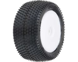 Prism Carpet Tires Mounted White Mini-B Rear (2) photo