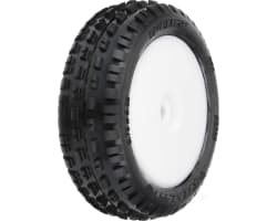 Wedge Carpet Tires Mounted White Mini-B Front photo