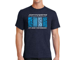 Pro-Line Quarter Tread Navy T-Shirt - Large photo