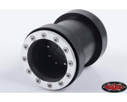 Beadlock Wheels V2 for Clod Buster Black Delrin photo