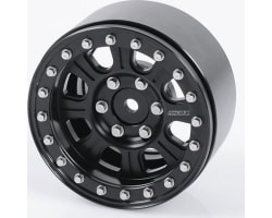 Rc4WD Raceline Monster 1.9 Beadlock Wheels Black (4 photo