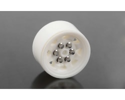 OEM Plastic 0.7 Beadlock Wheels White photo