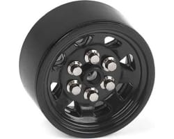 OEM Plastic 0.7 Beadlock Wheels Black photo