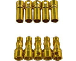 3.5mm Gold Plated Banana Plugs, Male & Female 5 Pair photo