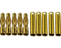 4mm Gold Plated Banana Plugs, Male & Female 5 Pair photo