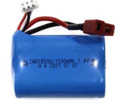 Li-Ion 7.4v 1500mah Battery Pack Type 18500 W/T-Plug for Blackzo photo