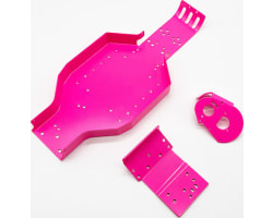 Authentic RC10 Chassis - Powdercoated in Retro Pink photo