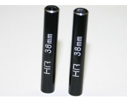 Aluminum Standoff Post Link 6x38mm w/ M3 Threads (Black)(2) photo