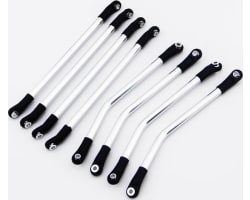 Aluminum Silver 4-Link Set - Axial Wraith and Ax10 Ridgecrest photo