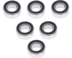 5x10x4mm Rubber Sealed Ball Bearings (6) photo
