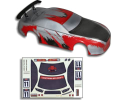 1/10 200mm Onroad Body Red and Carbon Fiber photo