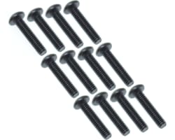 4x18mm Button Head Machine Thread Screws (12 pieces) photo