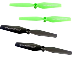 Propeller Set 4 Green/Black 2 of Each Color ; Stinger 2.0 photo