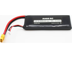 2S 7.4V 4500mAh 40C Battery Pack with XT60 Connector; Velocity 9 photo