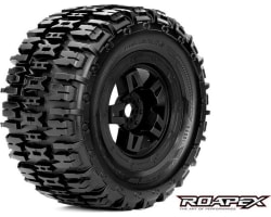 Renegade 1/8 Monster Truck Tire Black Wheel with 17mm Hex photo