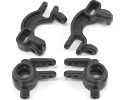 Caster & Steering Blocks Black: Slash 4X4 ST 4X4 (2) photo