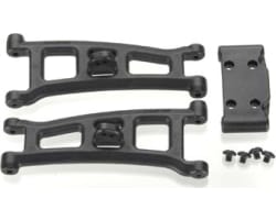 Front A-Arms w/ Bulkhead 2 Black:GT2 T4 SC10 10.3 photo