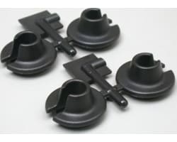 Spring Cups Lower Black TRA Slash/Stampede 4x4 (4) photo