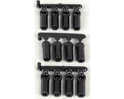 4-40 HD Rod Ends Black:LOS ASC photo