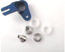 Blue Aluminum Throttle Linkage Set photo