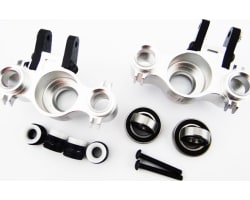 Aluminum Axle Carriers W/ Bearings & Carbon Arms (Silver) - Tra photo