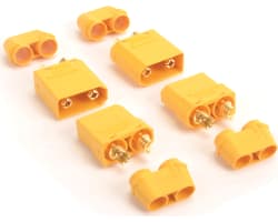 XT90 Plug with Sheath M/F - 2pcs photo