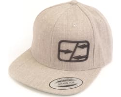 Schumacher Snapback Flatbill Cap-Heather photo