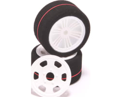 Oval 12th 37sh Pre Glued Red BRCA 51mm diam. photo