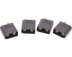 Xt90 Plug Male Only Black - 4 Pieces photo