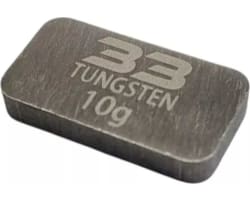 Mr33 Tungsten Weight - 10 X 18 X 3mm - 10g photo